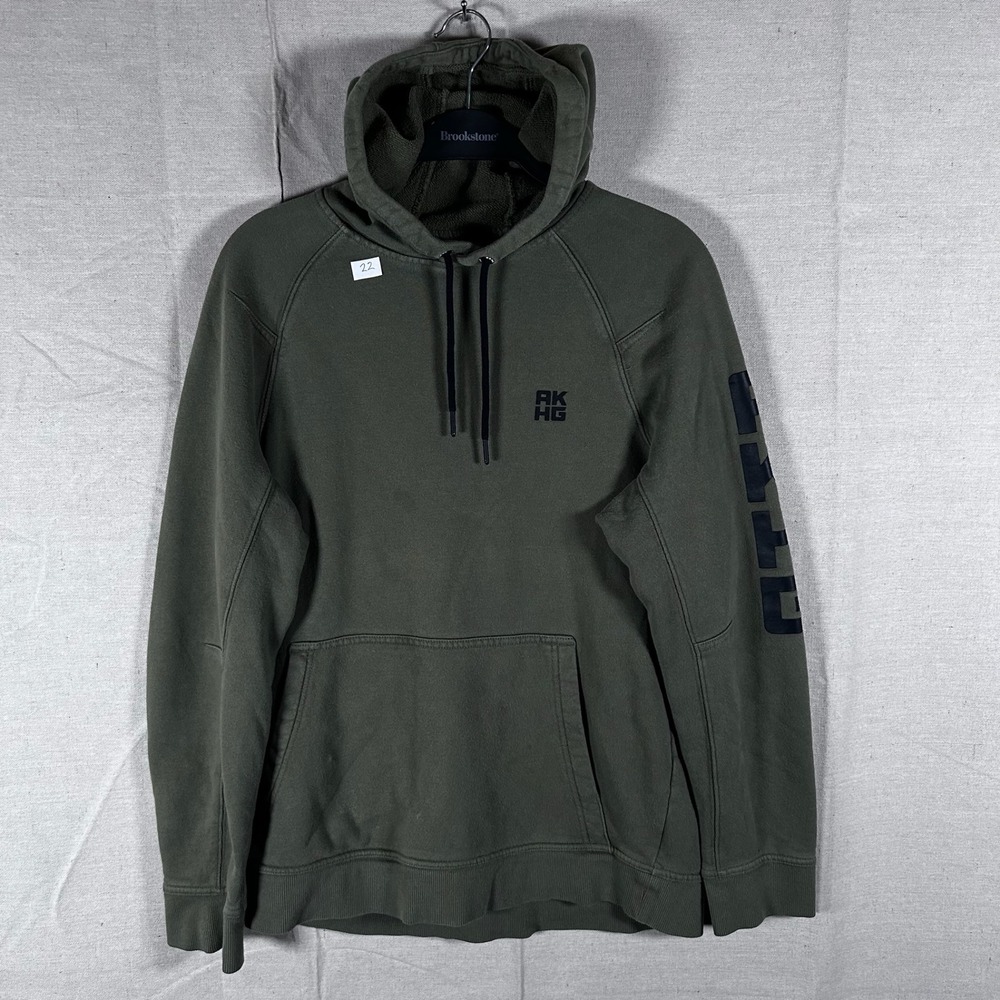 Alaskan Hardgear Duluth Trading Co Mens Medium Green Tough Cotton Hoodie AKHG